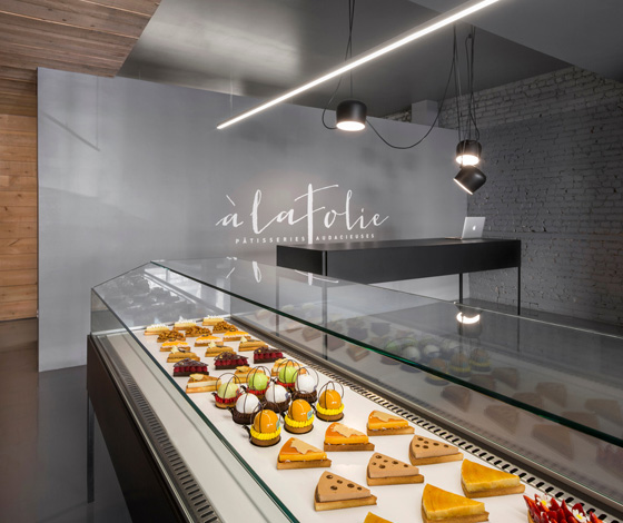 Ã€ La Folie pastry shop by Atelier Moderno & Anne Sophie Goneau 