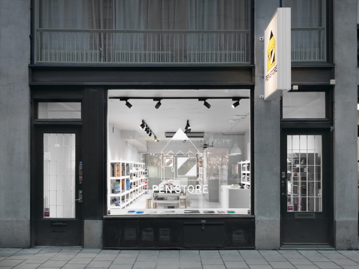 The Pen Store designed by Form Us With Love