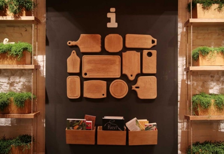 Simple fast food restaurant designed by Brandon Agency & Anna Domovesova