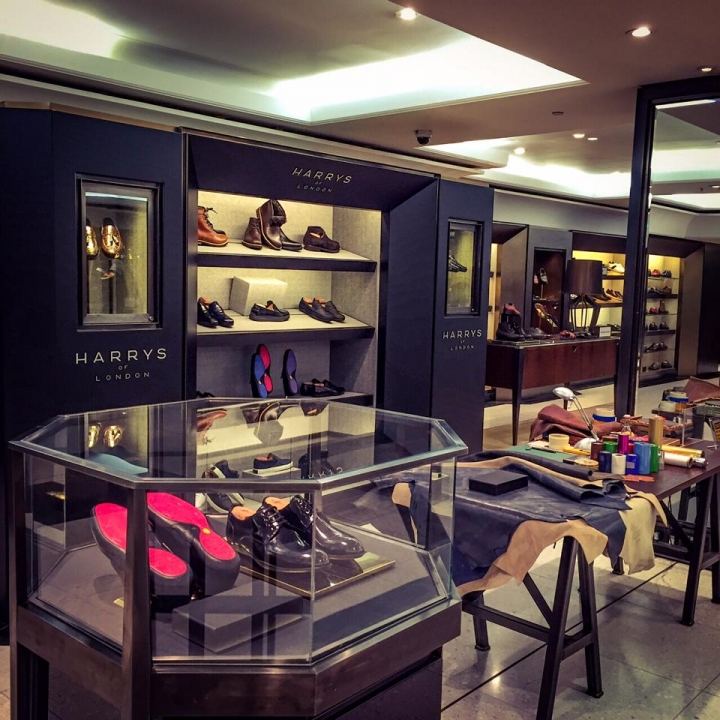 Harrys of London store interiors and displays