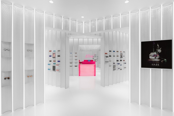 N3ON boutique sunglass store by Linehouse, Shanghai